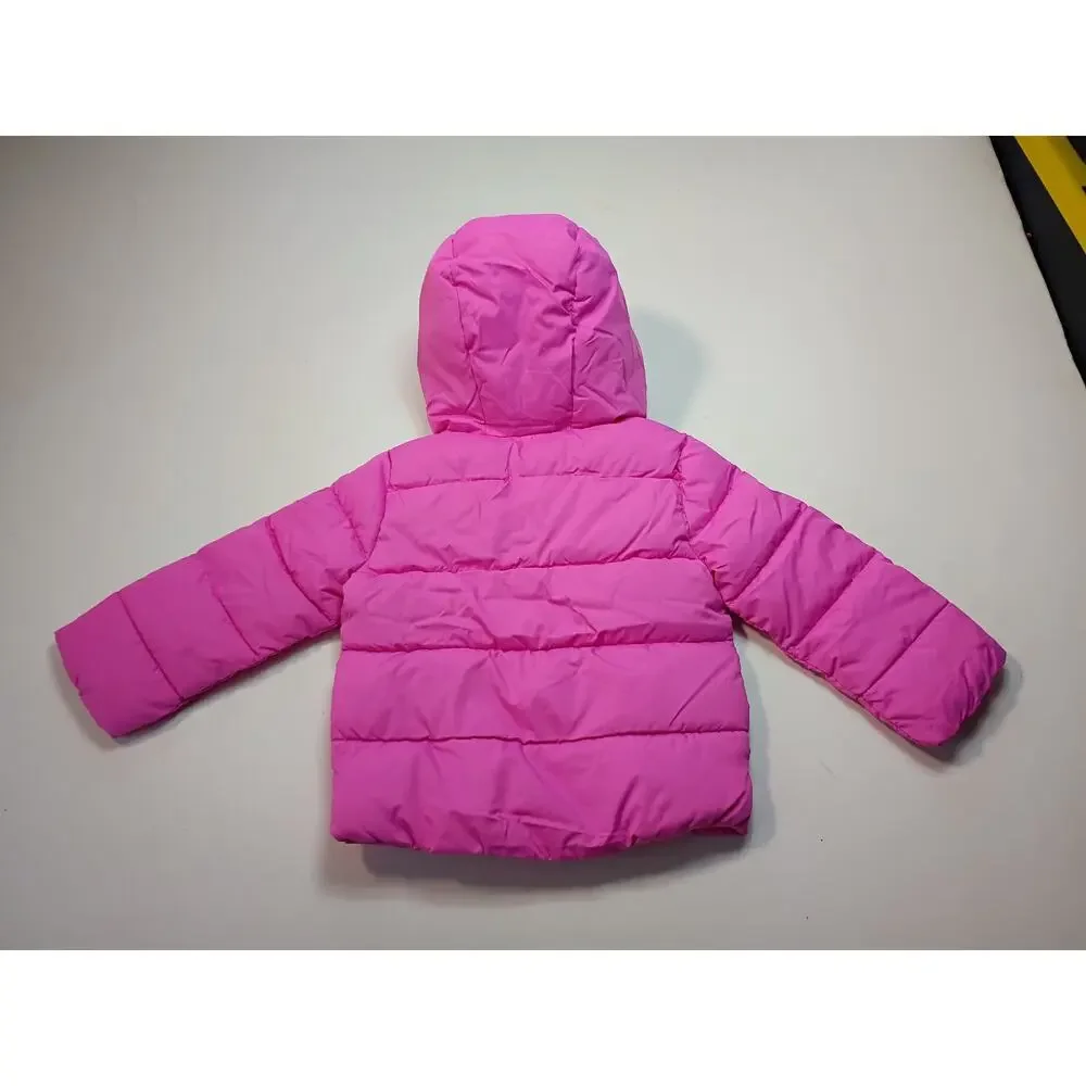 The Children's Place Toddler Girls' Pink Puffer Jacket - Picture 7 of 7